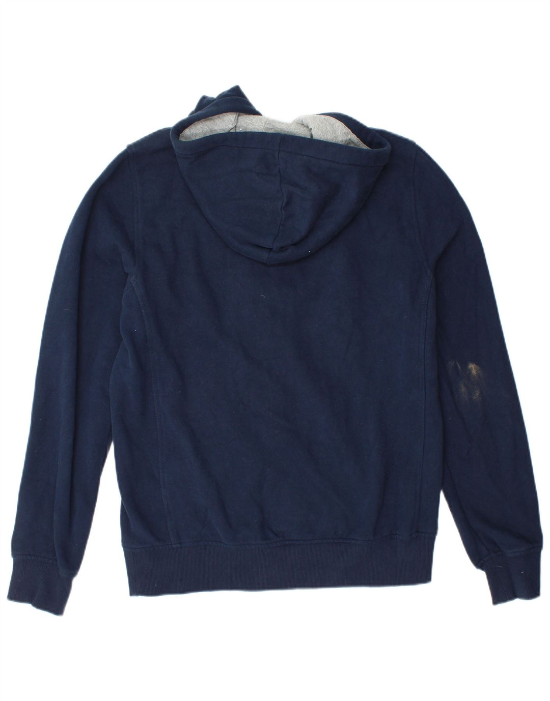 TOMMY HILFIGER Sudadera con capucha y cremallera para hombre, talla pequeña, algodón azul marino