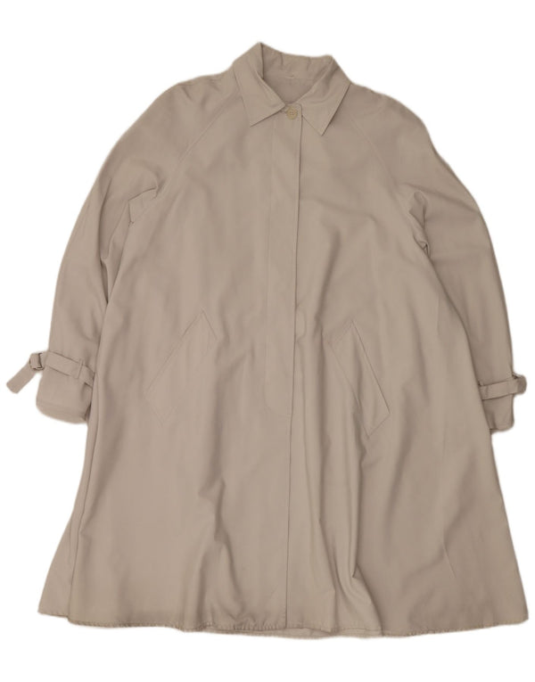 Gabardina vintage de gran tamaño para mujer EU 44 XL Gris