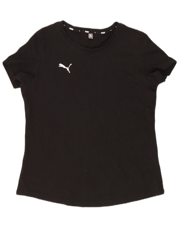 Puma Camiseta Mujer Top UK 40 XL Algodón Negro