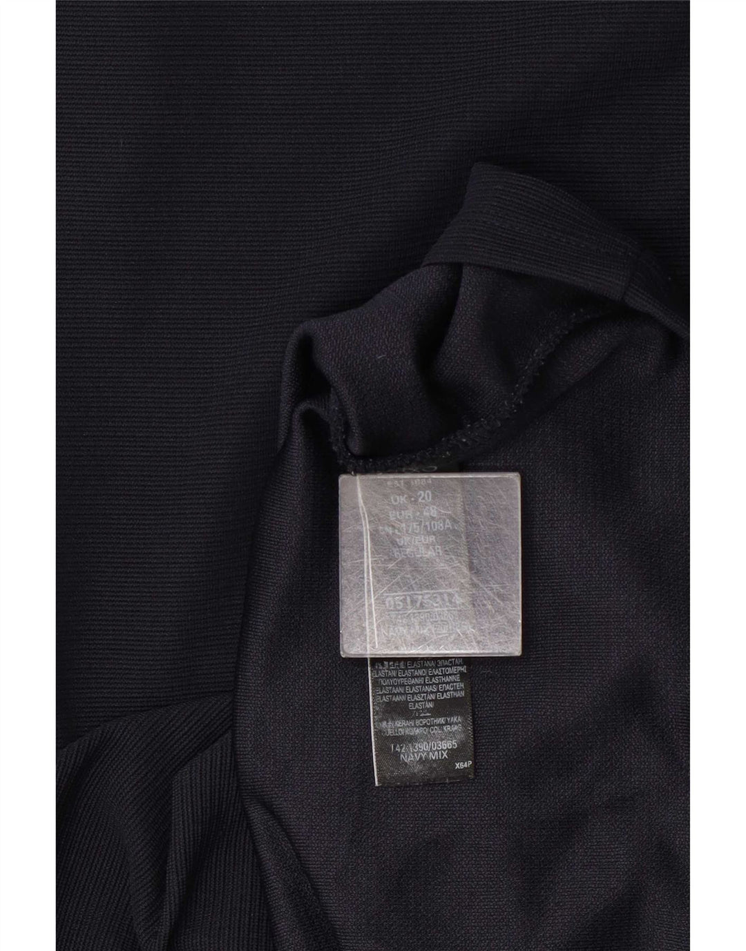 Marks & Spencer Vestido recto para mujer UK 20 2XL Poliéster azul marino