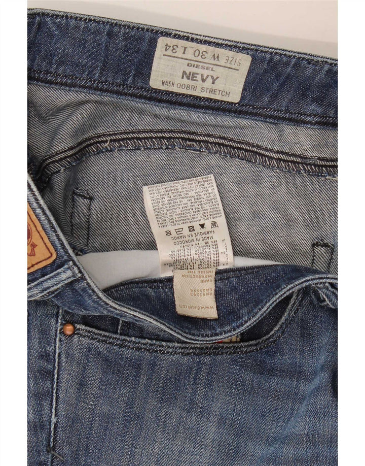 Diesel Mujer Nevy Slim Jeans W30 L34 Algodón Azul