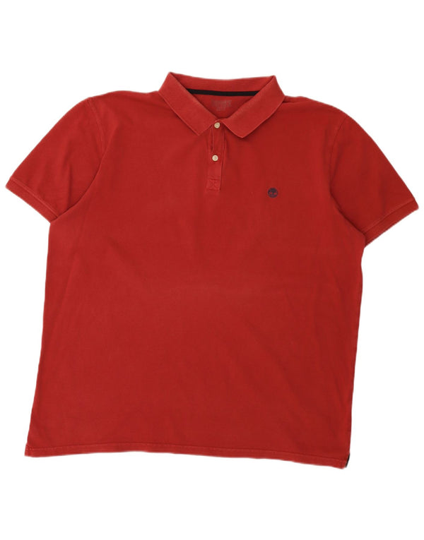 Timberland Polo Slim Fit para hombre 2XL Rojo