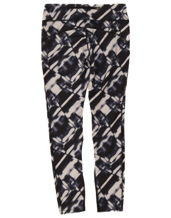Nike Leggings Dri Fit para mujer UK 12 Mediano Azul marino Geométrico Poliéster