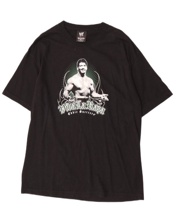 WWE Eddie Guerrero 2005 - Camiseta gráfica para hombre, talla XL, algodón negro