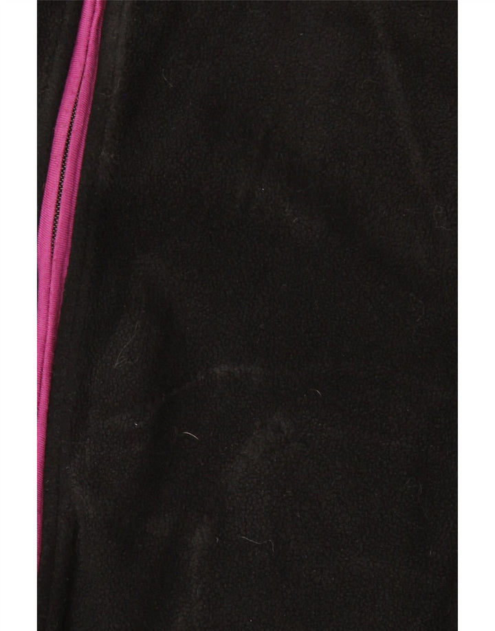 Kappa Chaqueta Polar Mujer UK 20 2XL Negro Poliéster