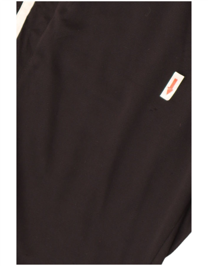 Adidas Mujer Capri Chándal Pantalones UK 14 Mediano Negro Poliéster