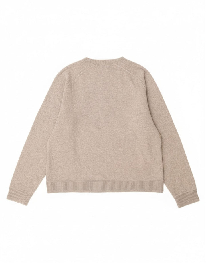 Umbro Sudadera para hombre Jumper UK 35/37 Small Gris Algodón