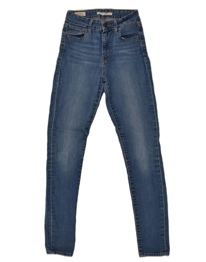 LEVI'S Womens Skinny Jeans W26 L30  Blue Cotton | Vintage Levi's | Thrift | Second-Hand Levi's | Used Clothing | Messina Hembry 