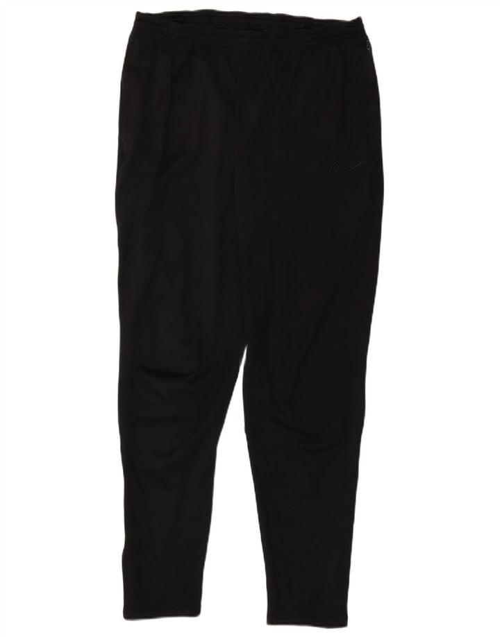 Nike - Pantalones de chándal Dri Fit para mujer, talla 40, talla grande, poliéster negro