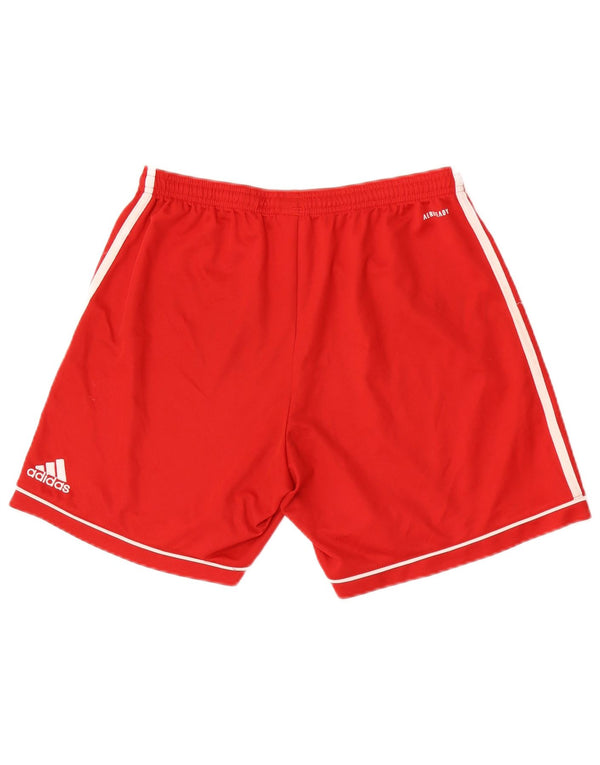 Adidas Hombre Graphic Regular Sport Shorts Medium Rojo Poliéster Deportes