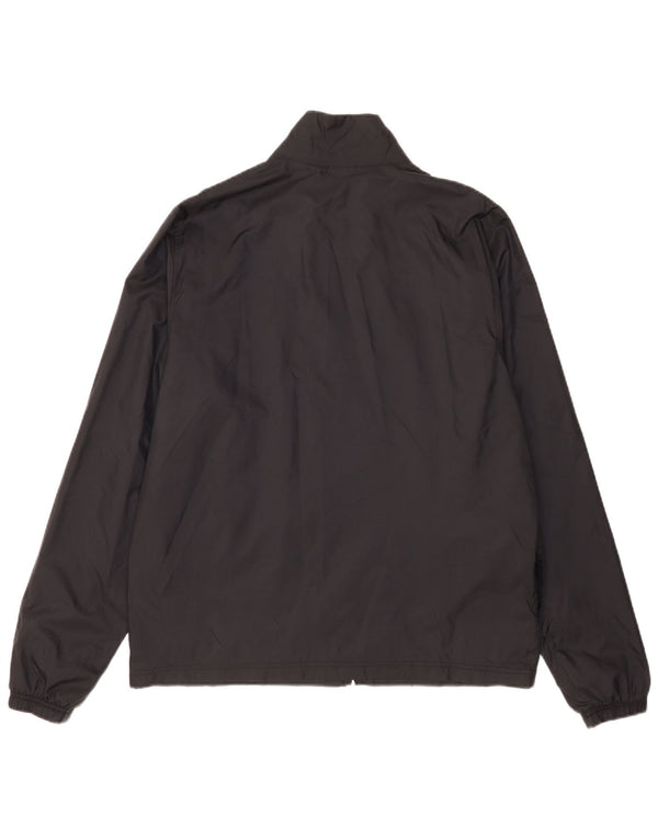 Nike Chaqueta impermeable para hombre UK 40 Large Nylon negro