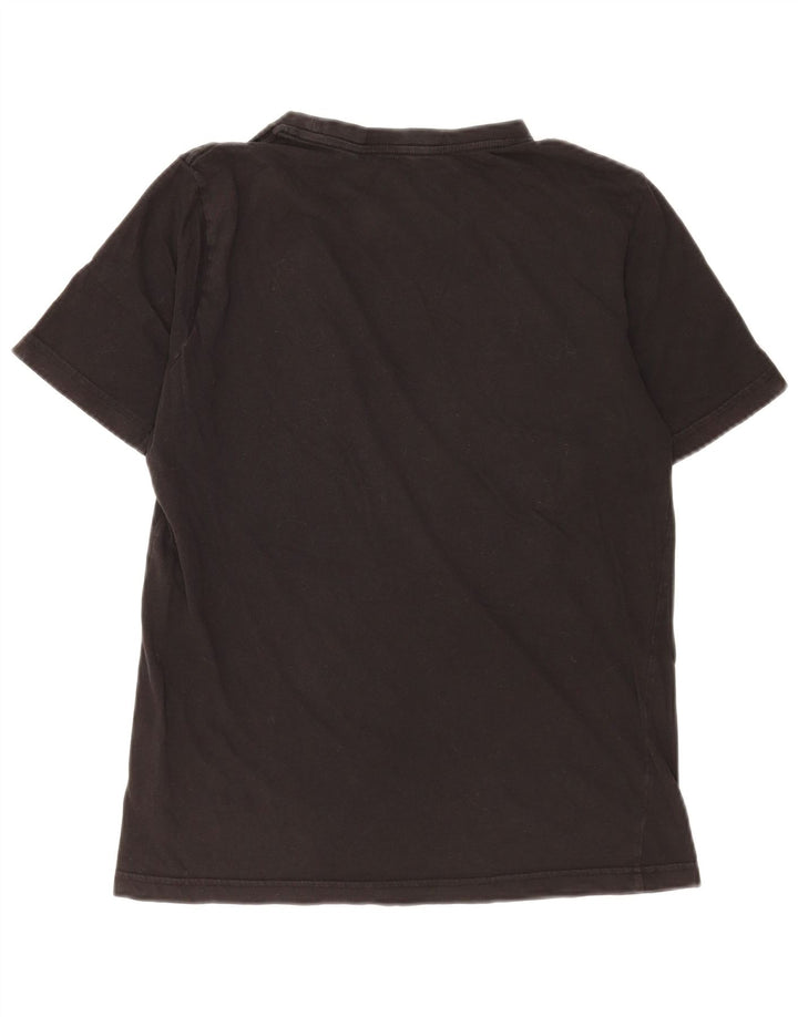 Puma - Camiseta gráfica para hombre, talla pequeña, algodón negro