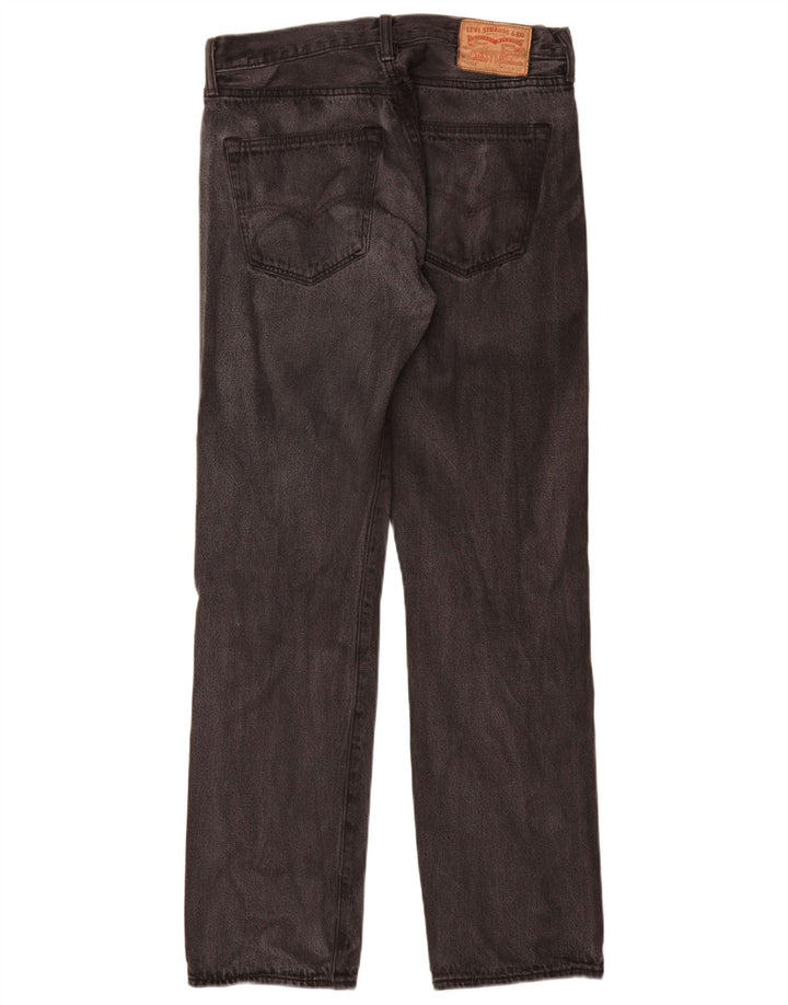 Vaqueros rectos Levi's para hombre W32 L32 Algodón gris