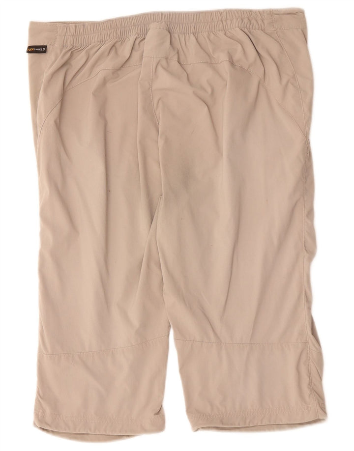 Jack Wolfskin Bermudas para mujer UK 12 Medium W34 Caqui Poliamida