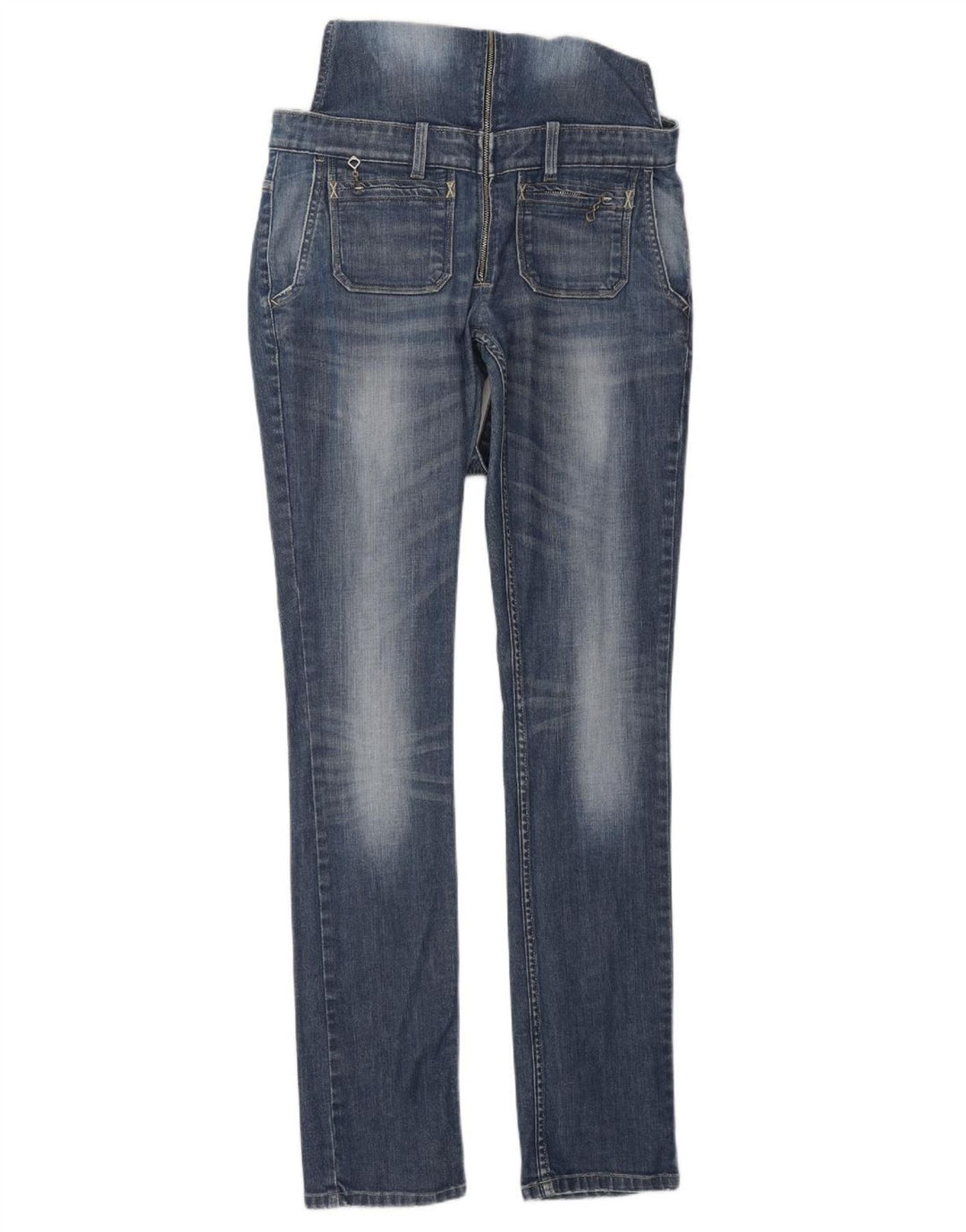 Vaqueros Levi's Mujer Peto Slim W29 L34 Algodón Azul