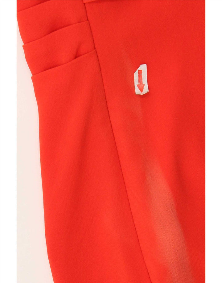 Vestido tubo sin mangas para mujer Coast UK 42 Triacetato rojo mediano