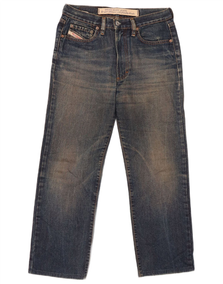 DIESEL Vaqueros recortados para hombre W28 L25 Algodón azul