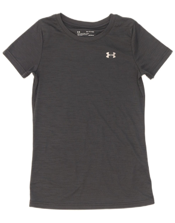 Under Armour Camiseta Heat Gear para mujer UK 6 XS Poliéster moteado gris
