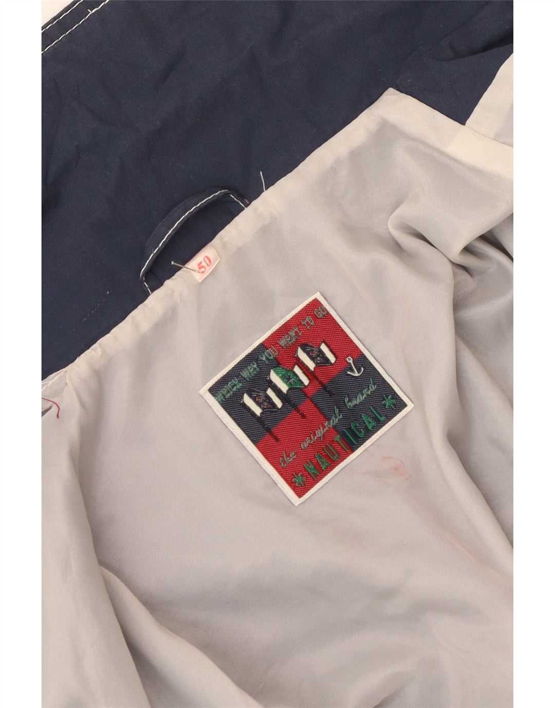 Chaqueta bomber vintage para hombre IT 50 Medium multicolor Colourblock