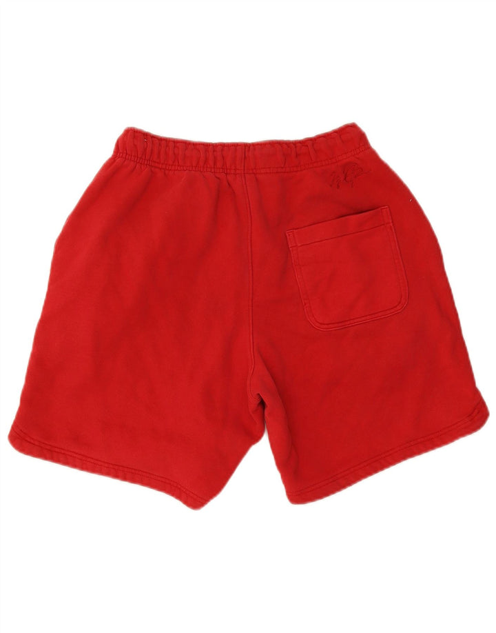 Nike - Pantalones cortos deportivos para hombre, talla pequeña, algodón rojo