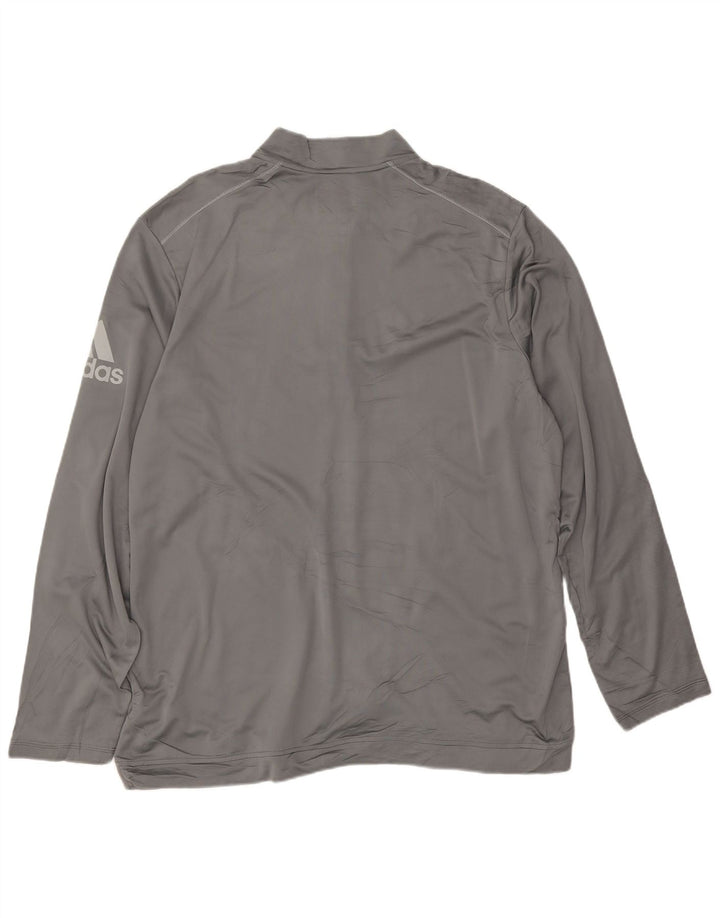 Adidas Climawarm Graphic Zip Neck Jersey Chándal Top XL Gris