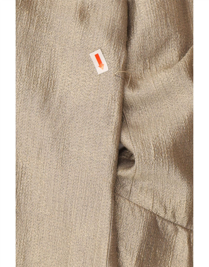 ESCADA Chaqueta tipo blazer larga con 1 botón Elements para mujer EU 36 Small Gold