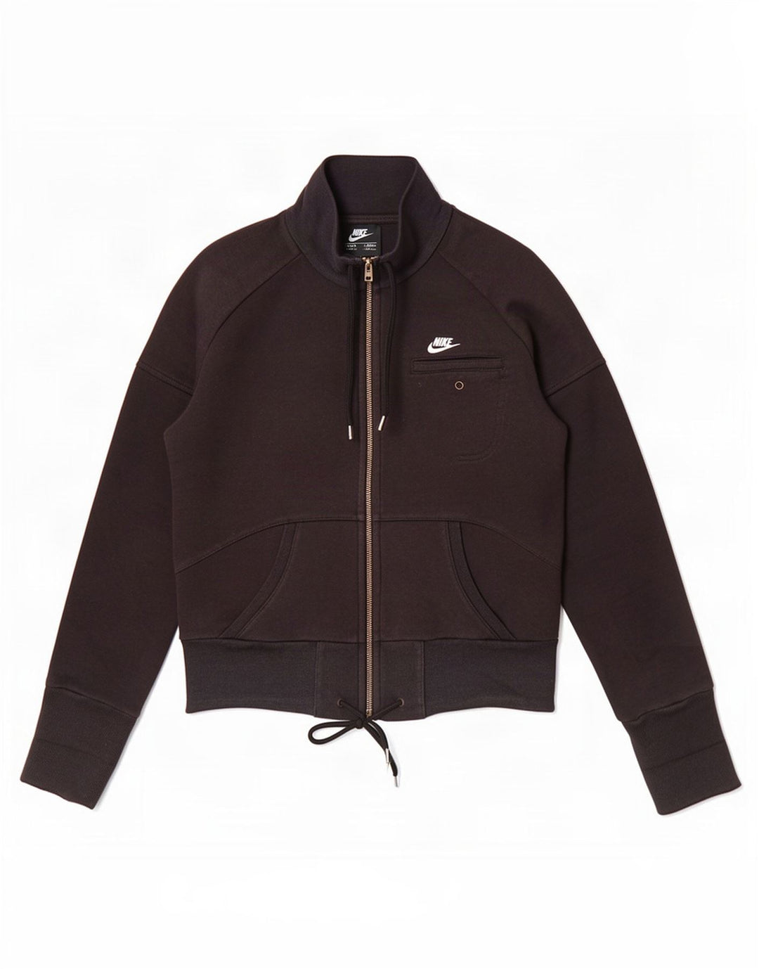 Nike Chaqueta de chándal para mujer UK 8/10 Small Black Cotton
