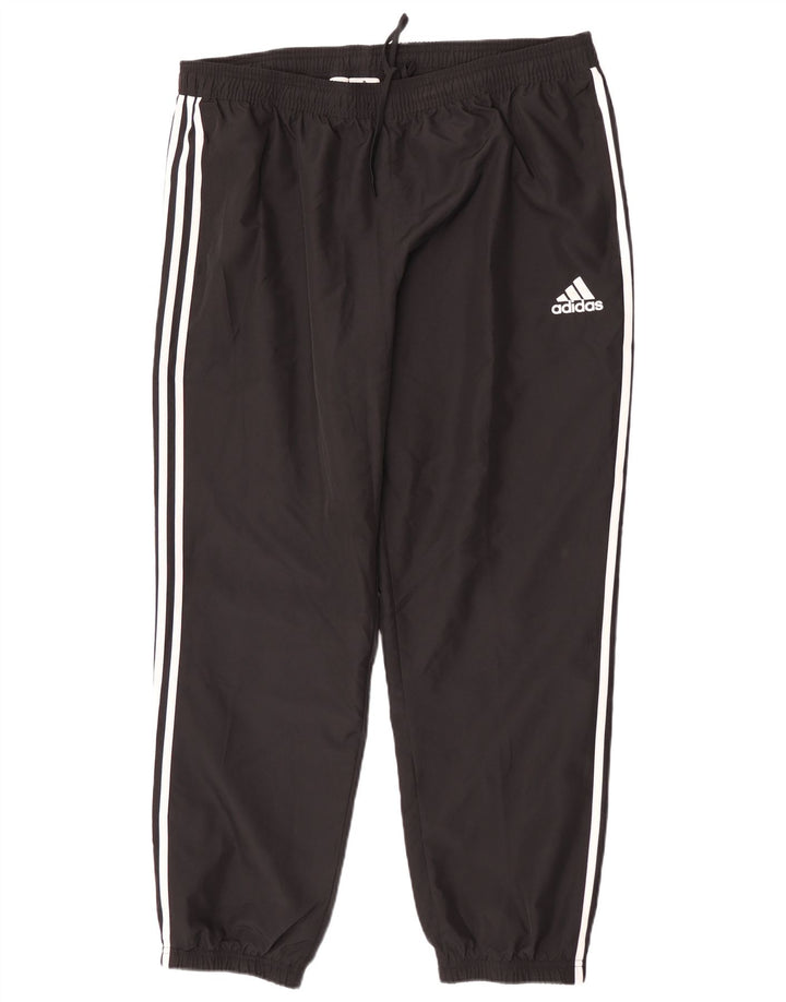 Adidas Pantalones de chándal para hombre Joggers 2XL Negro Poliéster