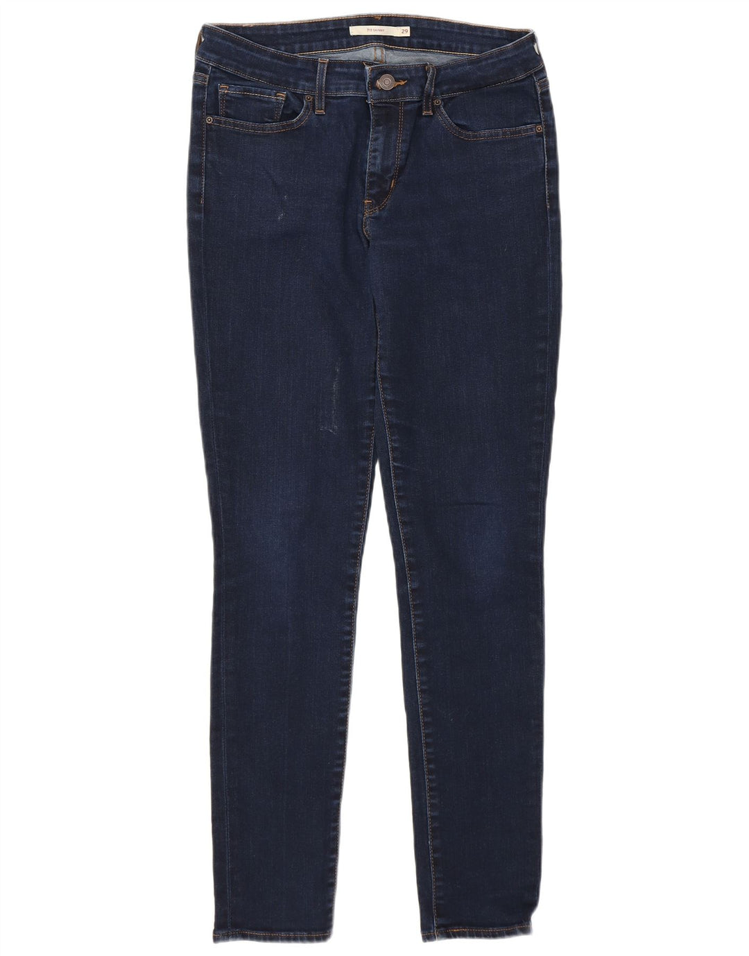 LEVI'S Vaqueros pitillo para mujer W29 L30 Algodón azul marino