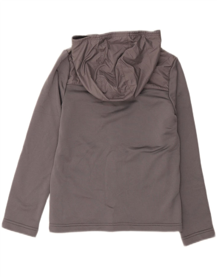 Nike Sudadera con capucha y cremallera para niños 10-11 años Poliéster color block gris medio