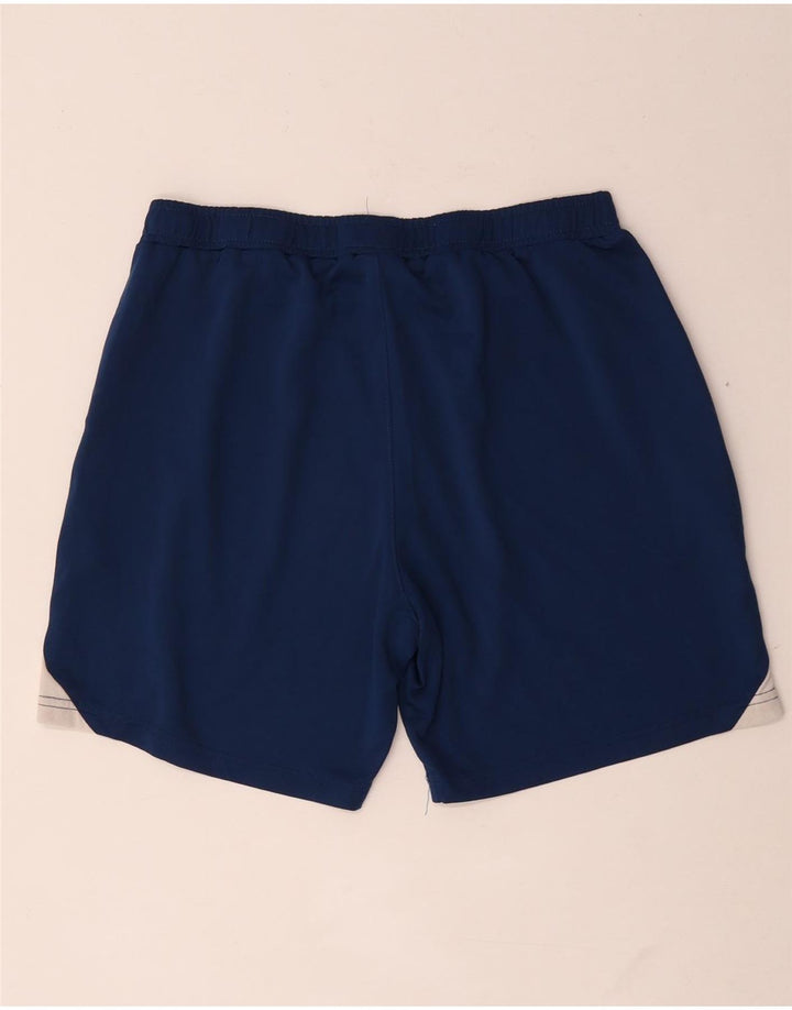 UMBRO Shorts deportivos para hombre Poliéster color block azul marino mediano