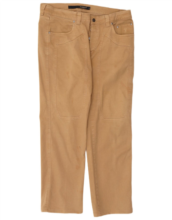 Jeckerson Vaqueros rectos para hombre W38 L29 Algodón beige