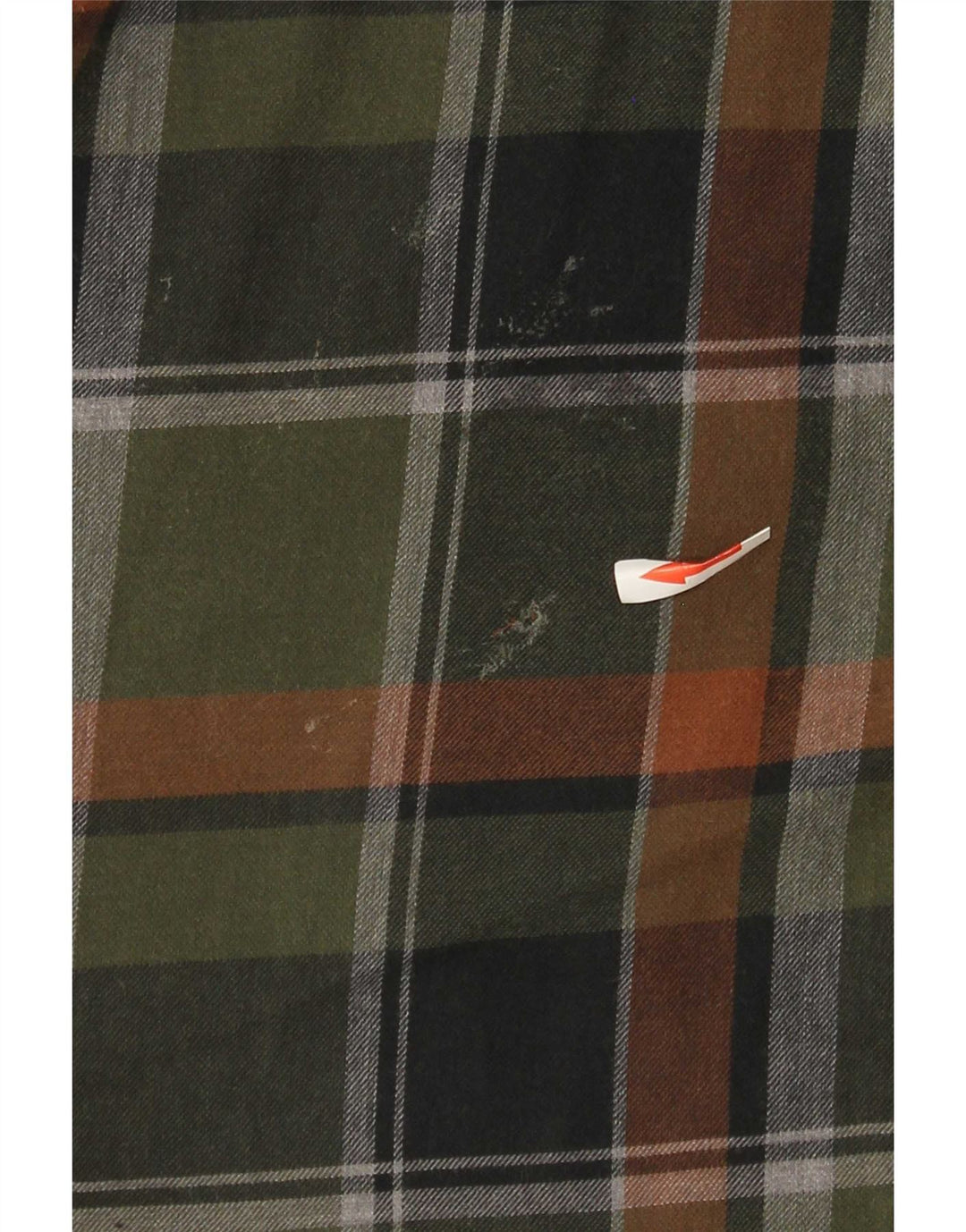 Camisa De Franela De Corte Estándar De Algodón A Cuadros Verdes Grandes De Gap Hombre
