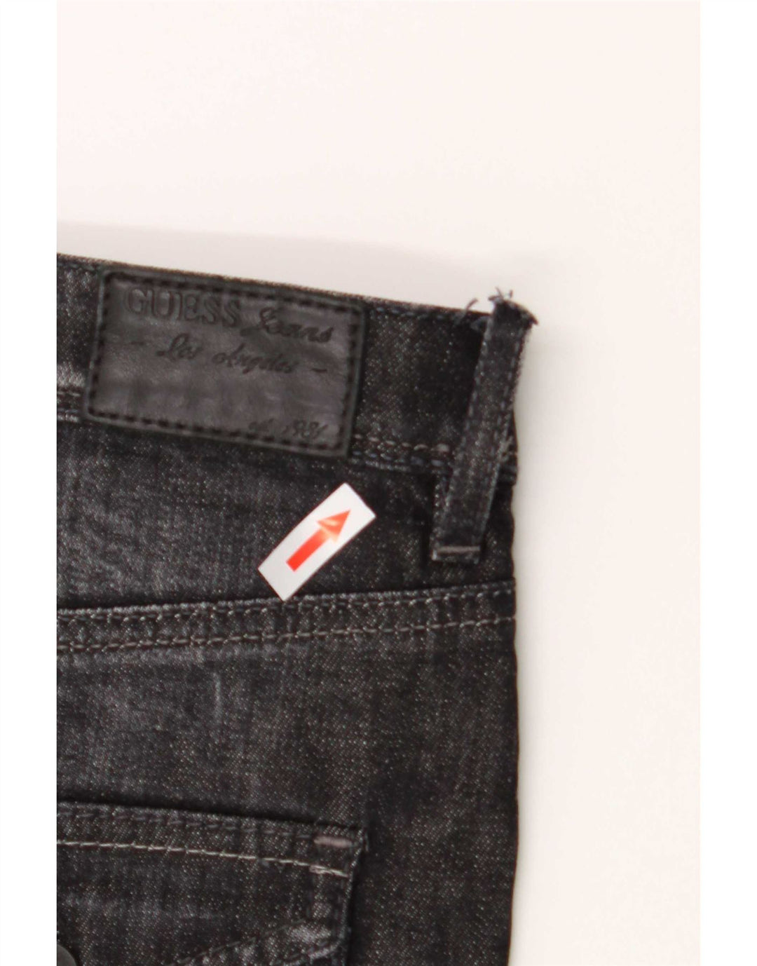 Guess Falda Vaquera Mujer W27 Small Algodón Negro