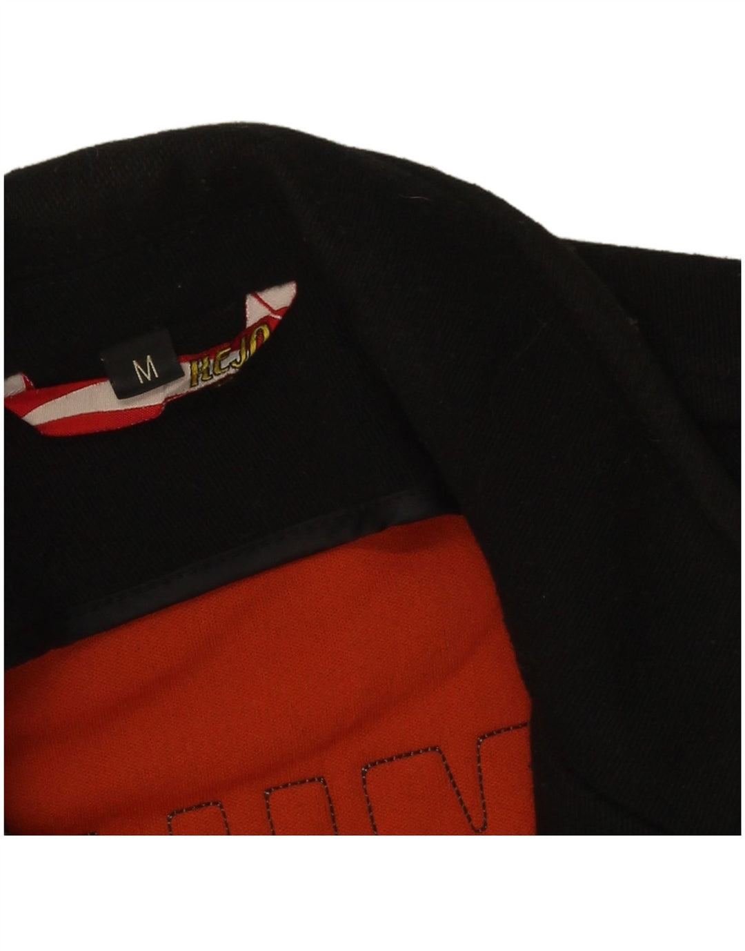 Kejo Chaqueta tipo blazer con gráfico de 3 botones para hombre UK 38 Mediana lana negra