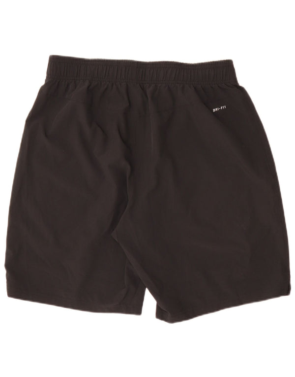 Nike Dri Fit - Pantalones cortos deportivos para hombre (poliéster), color negro
