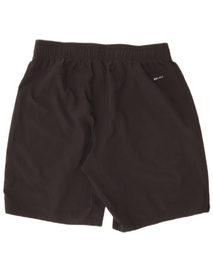 Nike Dri Fit - Pantalones cortos deportivos para hombre (poliéster), color negro