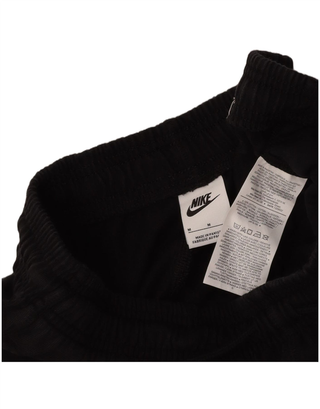 Pantalón de chándal NIKE Hombre Mediano Negro Algodón