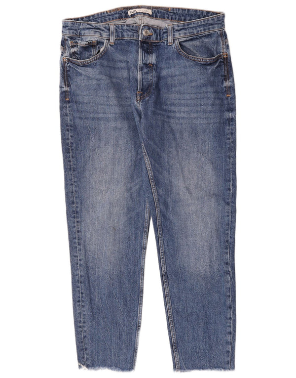 Zara Vaqueros Slim para Hombre EU 46 XL W36 L27 Azul