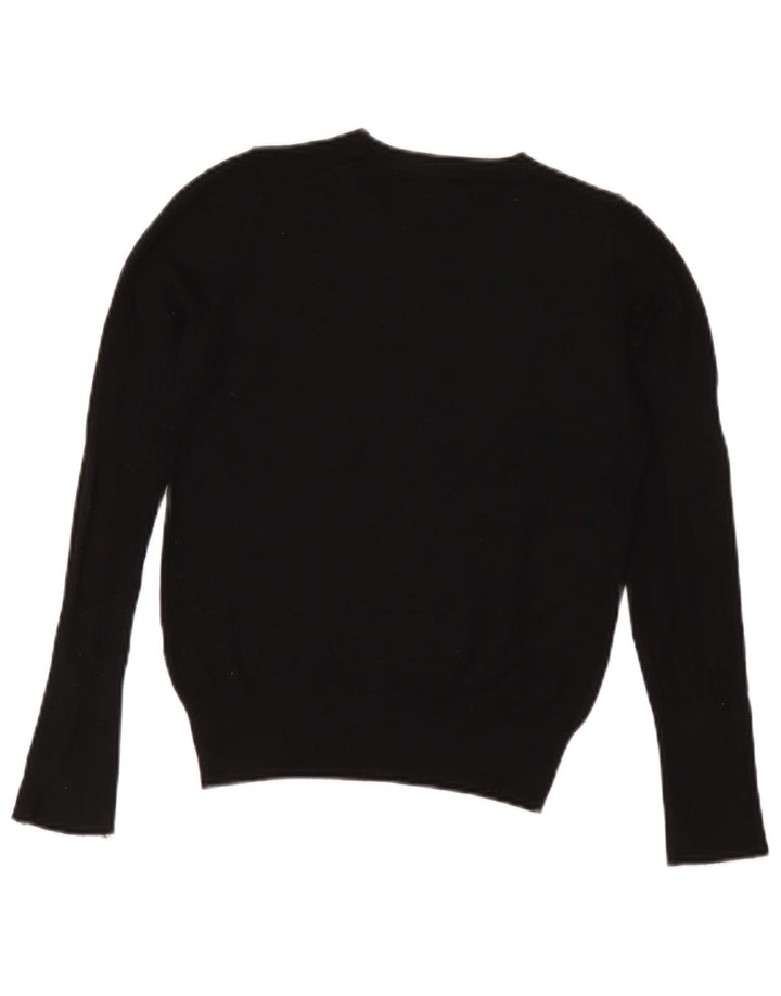 Zara - Jersey de cuello redondo para mujer, talla 40, color negro