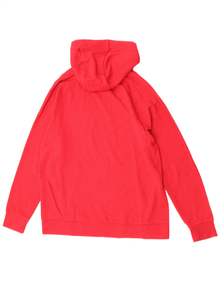 Nike Jersey con capucha y gráfico gráfico de algodón rojo mediano para hombre