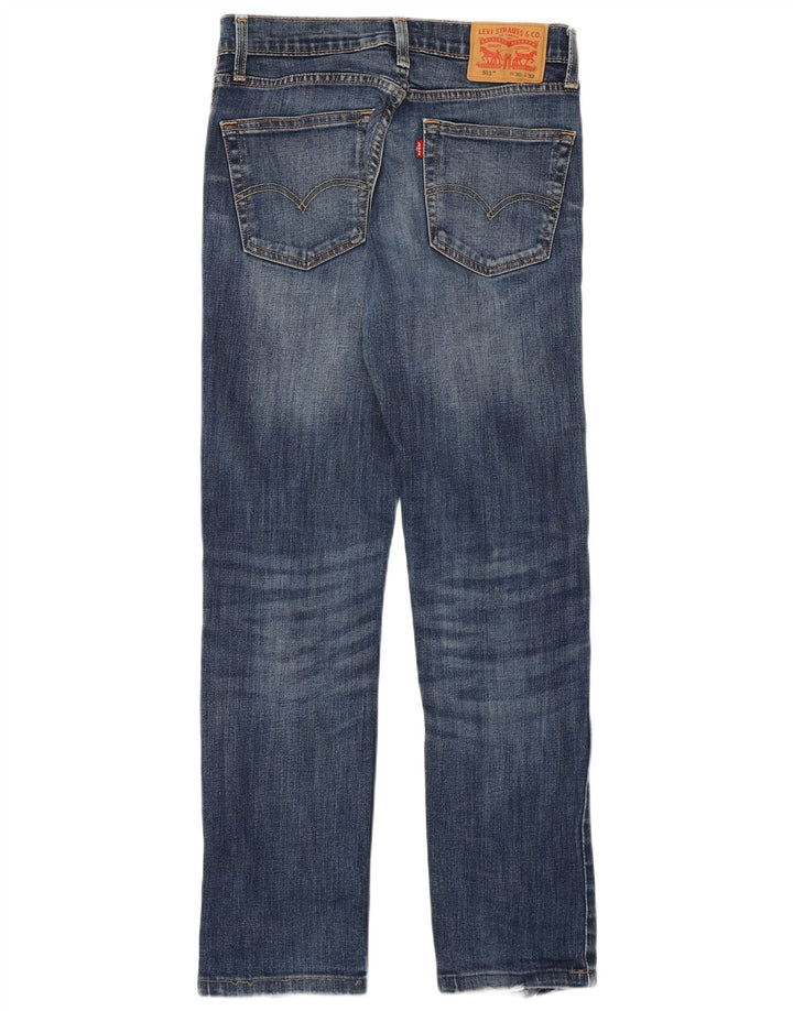 Levi's Hombre 511 Vaqueros Slim Desgastados W30 L29 Algodón Azul