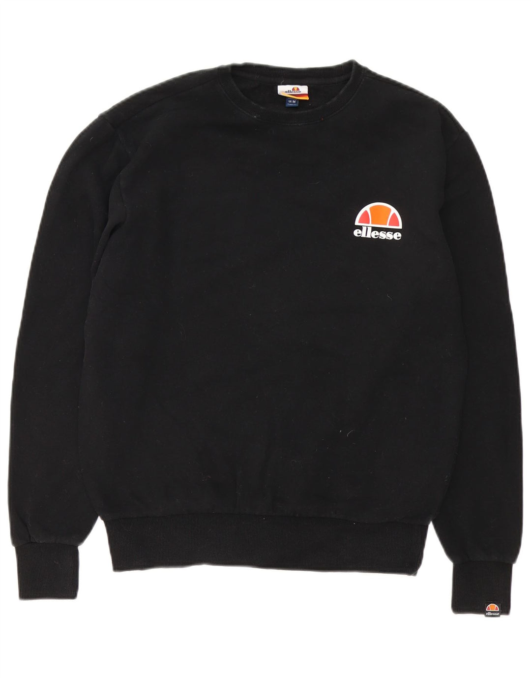 Ellesse Hombre Sudadera Jumper Medium Negro Algodón