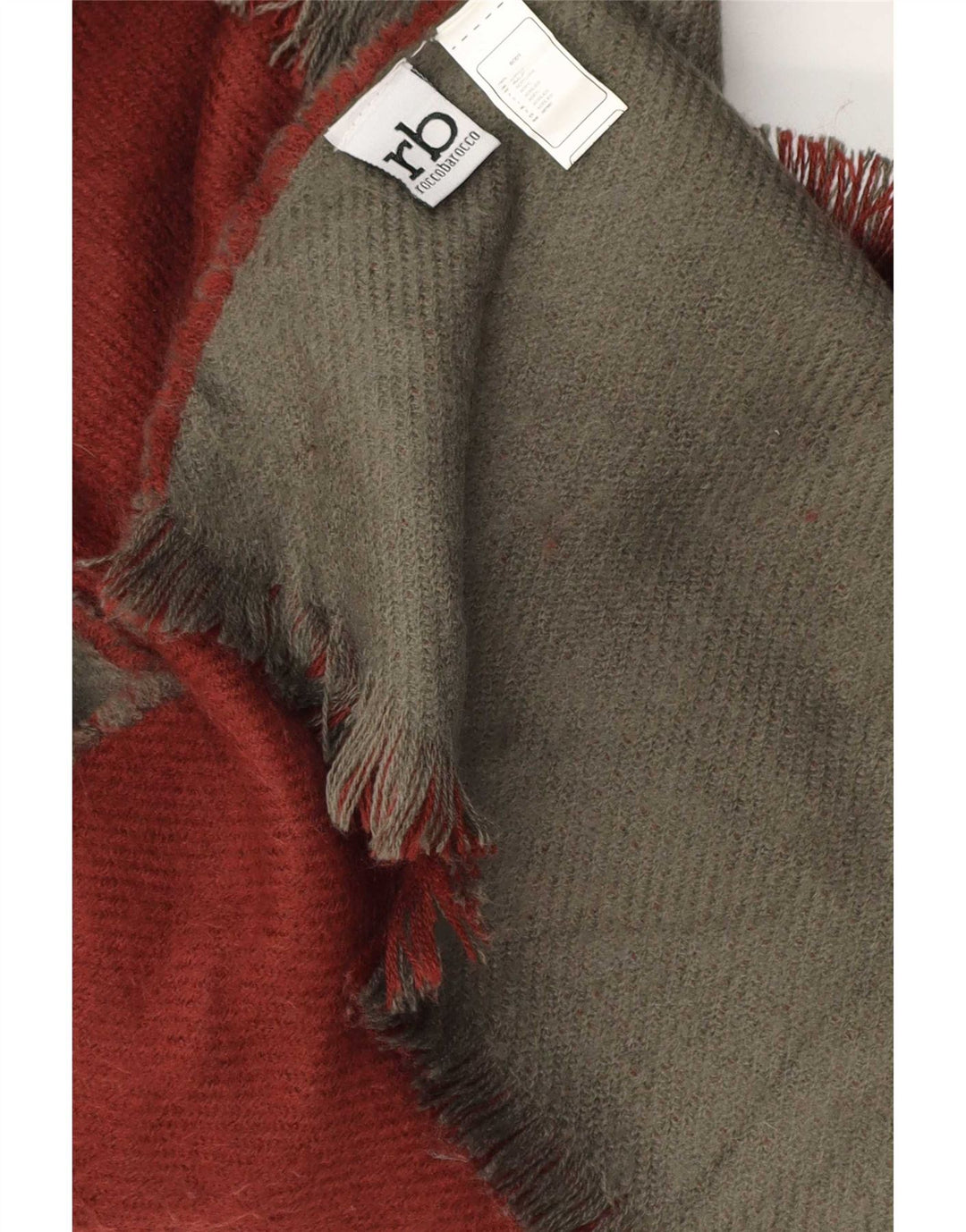 Roccobarocco Abrigo Poncho Para Mujer Talla Única Acrílico Burdeos