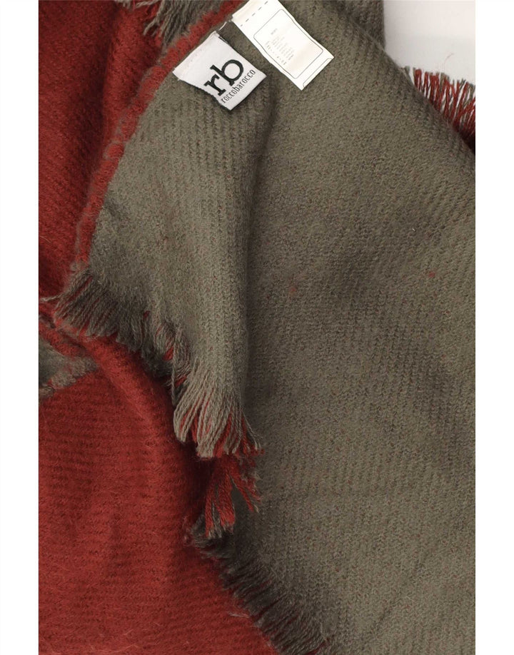 Roccobarocco Abrigo Poncho Para Mujer Talla Única Acrílico Burdeos