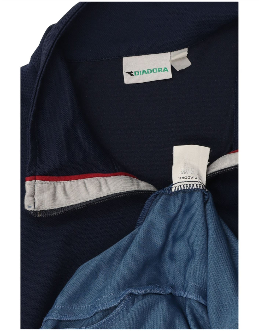Diadora Hombre Chándal Top Jacket Large Azul Marino Colorblock Poliéster