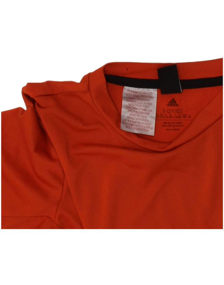 ADIDAS Camiseta Aeroready para niño 11-12 años Naranja Colorblock Poliéster