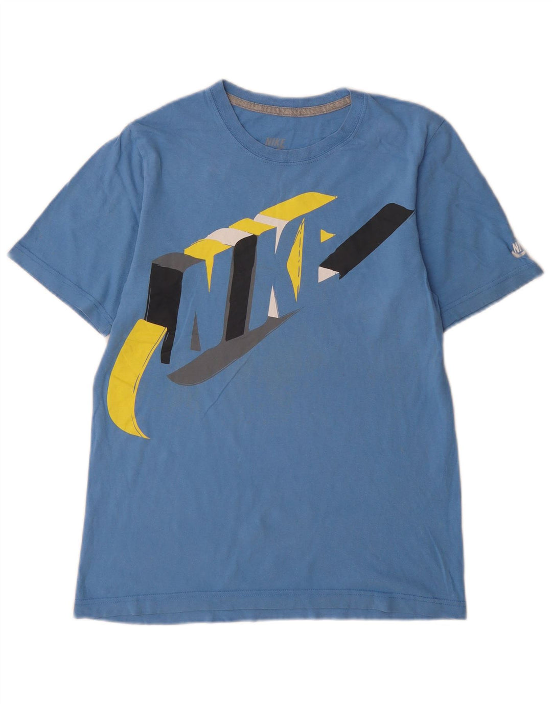 Camiseta Nike Hombre Slim Fit Graphic Camiseta Azul Medio