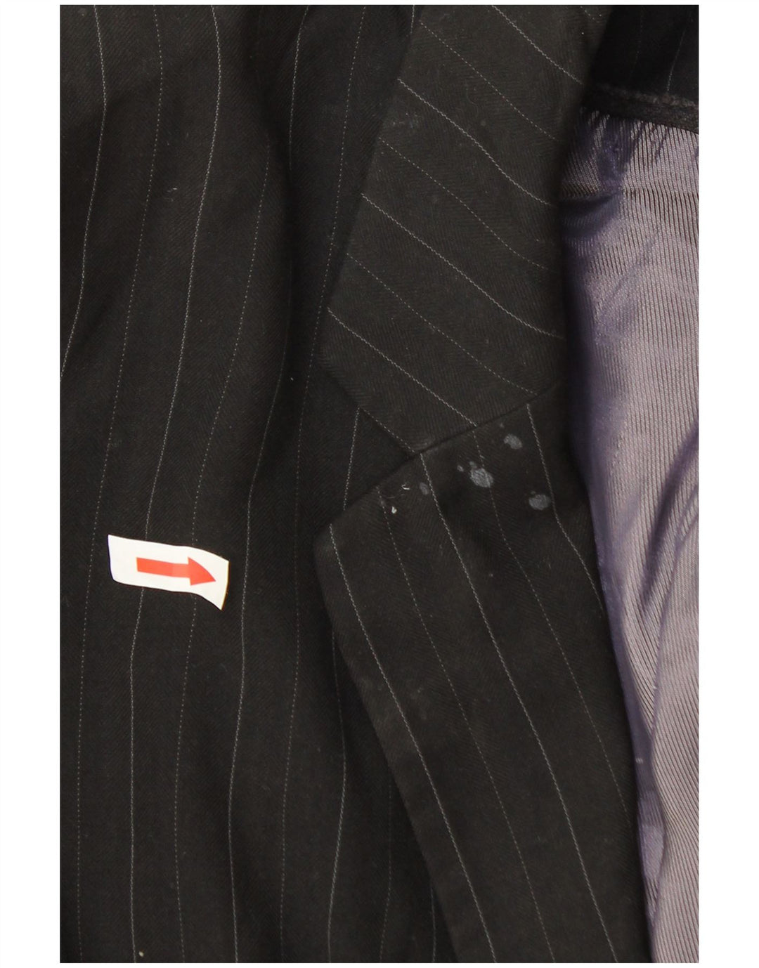 Marks & Spencer Chaqueta tipo blazer con 1 botón para mujer UK 20 2XL Gris a rayas