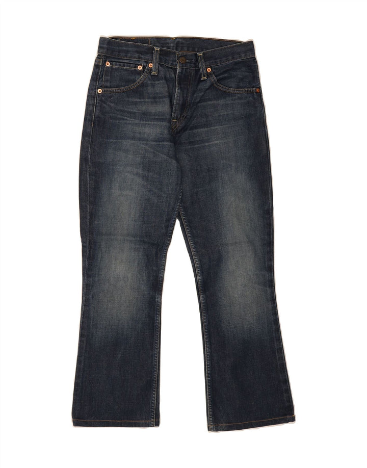 LEVI'S Mens 525 Straight Jeans W29 L26 Navy Blue Cotton Vintage Levi's and Second-Hand Levi's from Messina Hembry 